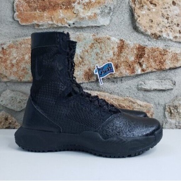 Nike SFB B1 Tactical Miliary Combat Boots Men's Size 12 Triple Black DX2117-001 - Picture 5 of 12